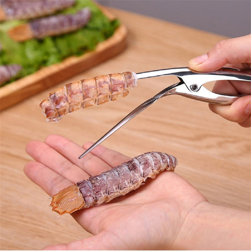 Stainless Steel Shrimp Peeler Kitchen Tools Accessories Kitchen Appliances Utensils Gadgets for Chef for Kitchen Convenience