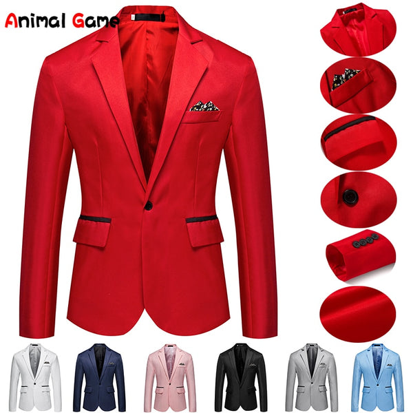 Men Slim Fit Office Blazer Mens Jacket Wedding Dress Casual Business Male Suit Coats Elegant Suit Man Jackets for Men&#39; tops