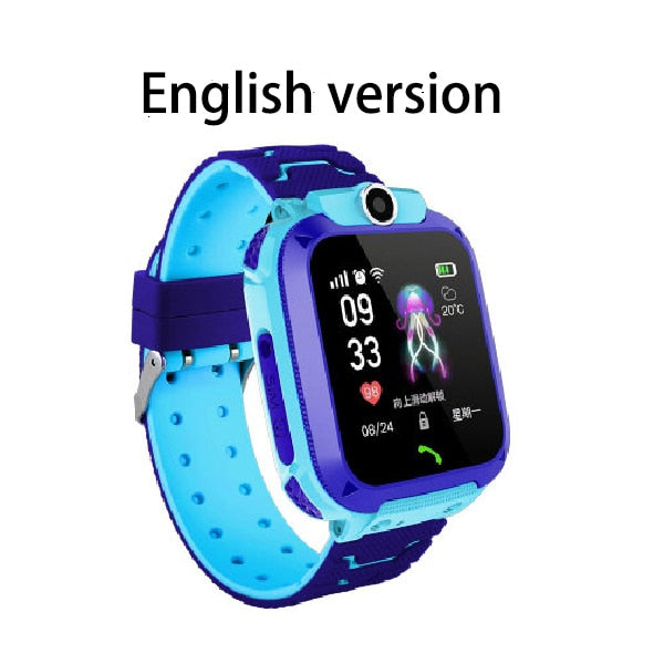 Kids Smart Watch 2022 New SOS Smartwatch For Children Sim Card LBS Location Photo Waterproof Gift For Boys and Girls IOS Android