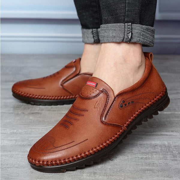 Men&#39;s Business Casual Shoes 2020 New Male Driving Loafer Shoes Breathable Men&#39;s Designer Sneaker Rubber Sole Sewing Shoes