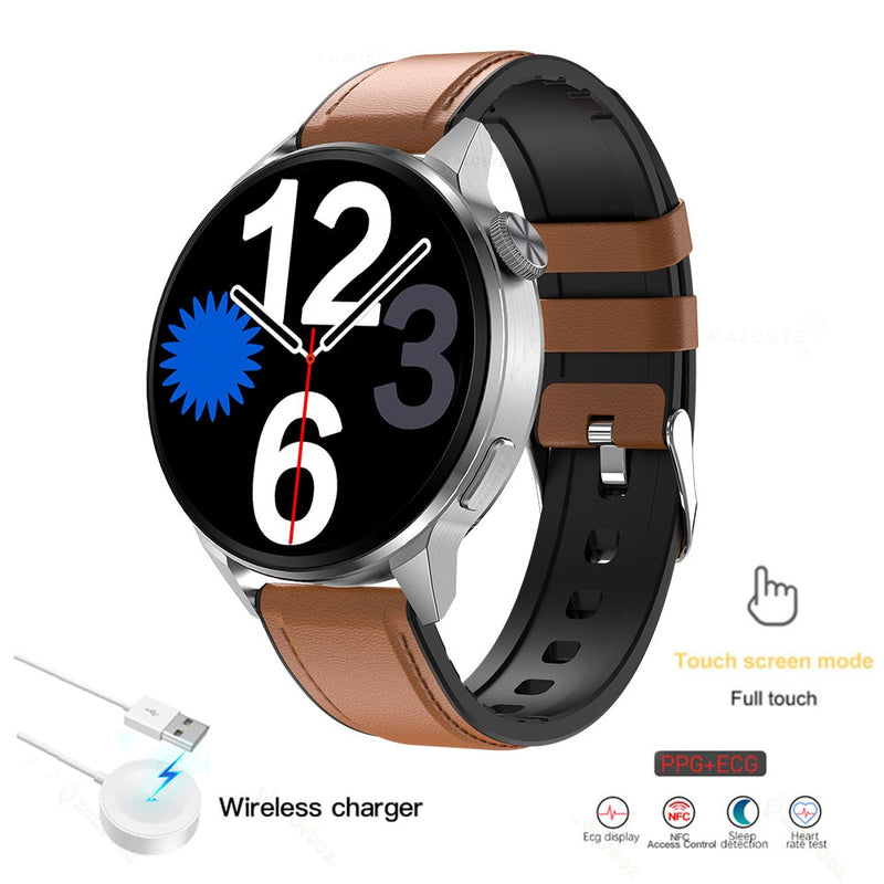 2022 New NFC Smart Watches Men Sport GPS Movement Track Fashion Women Bluetooth Call Custom Dial ECG Smartwatch For Android IOS