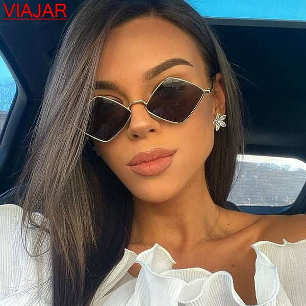 2022 Punk Sunglasses Women Brand Designer Small Square Steampunk Sun Glasses Men Metal Frame Driving Eyewear gafas de sol mujer