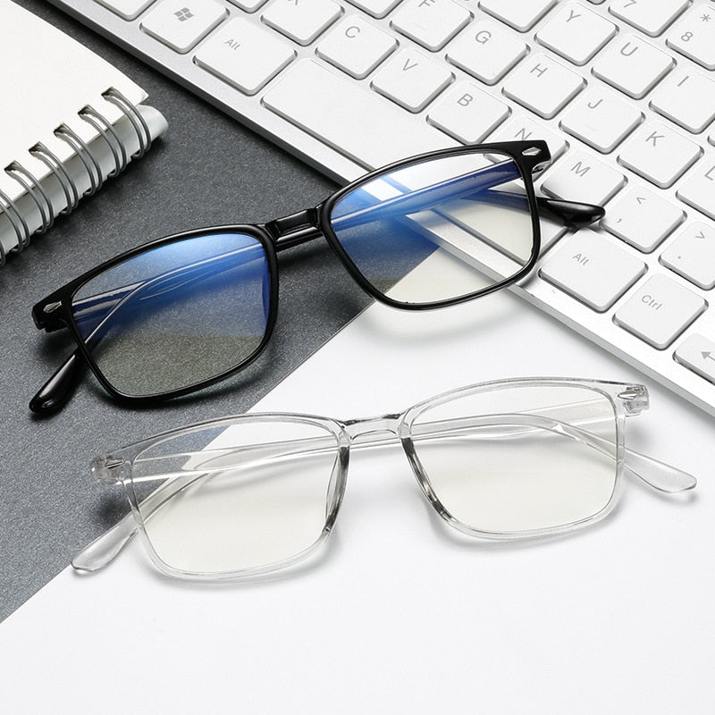 Anti-Blue Light Myopia Glasses Men Prescription Glasses Women Optical Myopic Eyeglasses -1.00-1.50-2.00-2.50-3.00-3.50-4.00