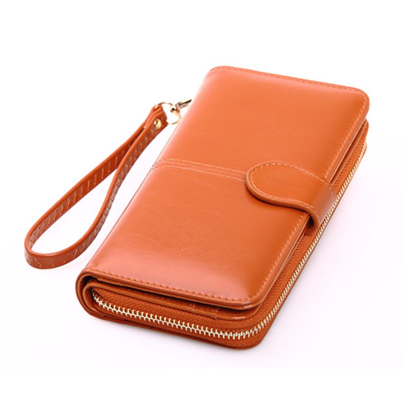 Pu Leather Women Wallets Women Purses Fashion Long Zipper Women&