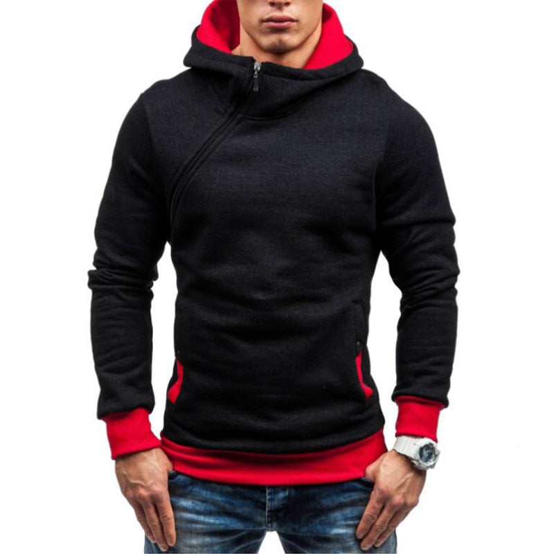 MRMT 2022 Brand Men&#39;s Hoodies Sweatshirts New Slim Pullover Men&#39;s Hoody Sweatshirt for Male Diagonal Zipper Man Hood Sweatshirt