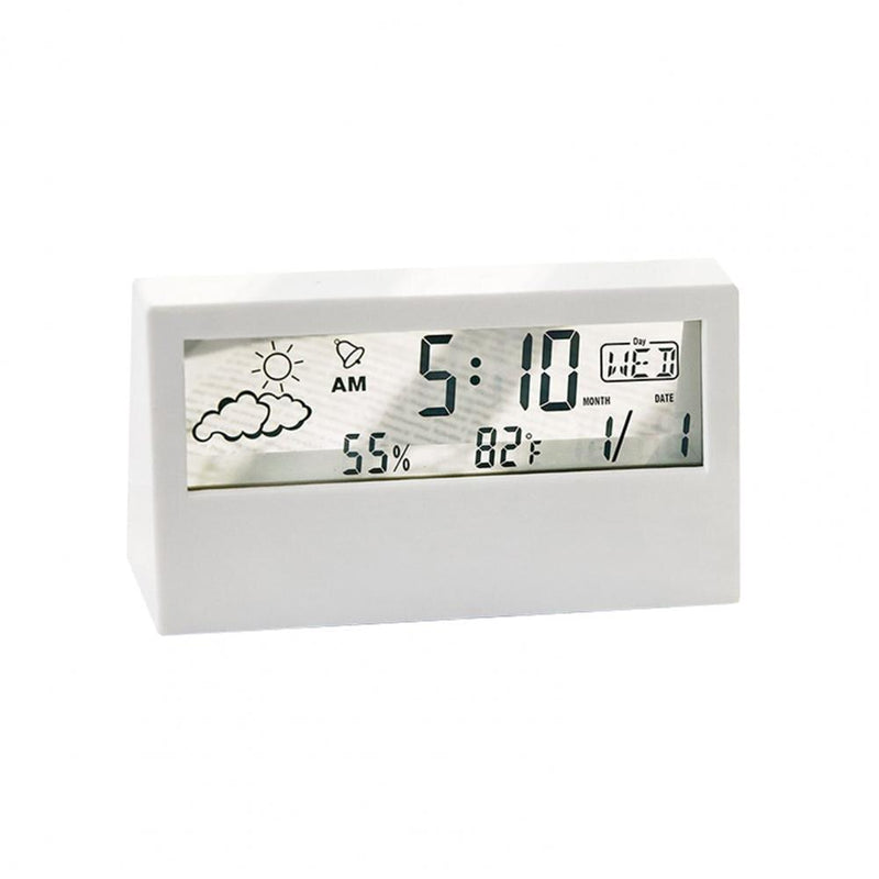 Small Desk Clocks   Electronic LCD Time Display Alarm Clock  LCD Electronic Clock Useful Digital Alarm Clock