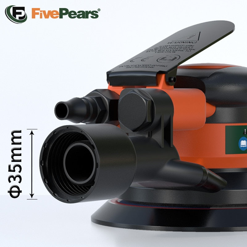 FivePears Pneumatic Orbital Sander Air Grinder，125mm/150mm Vacuum Eccentric Polishing/Grinding Machine Pneumatic Tools