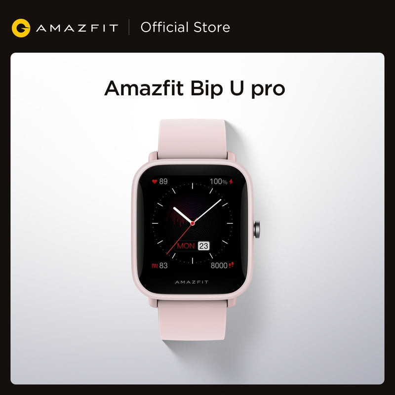 Amazfit Bip U Pro GPS Smartwatch Color Screen 31g 5 ATM Water-resistance 60+ Sports Mode Smart Watch for Android