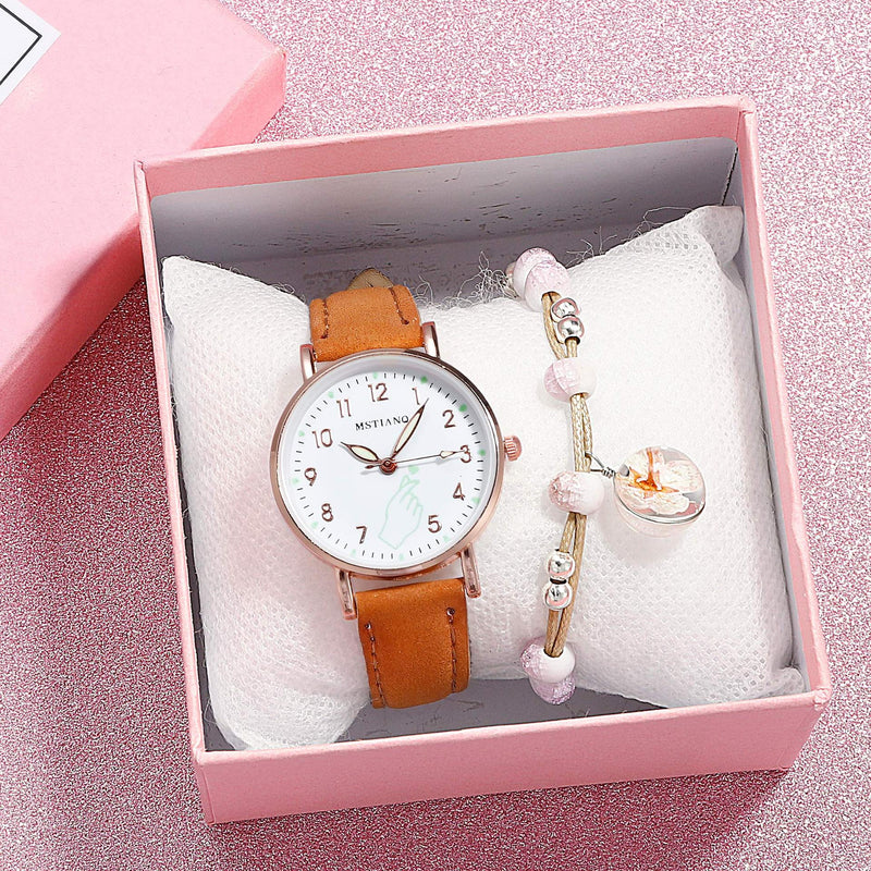 Casual Cute Small Dial Ladies Watch Luminous Women Watches Set New Fashion Female Wristwatch Bracelet watch for women luxury