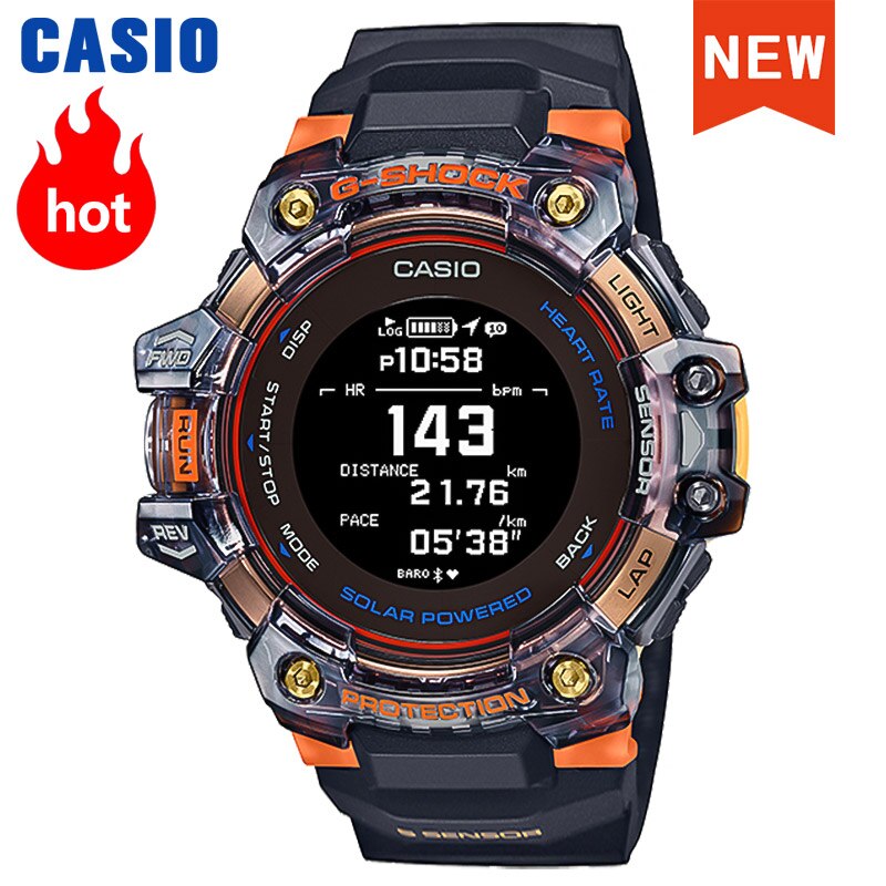 Casio watch men G shock luxury five times sensor GPS sports bluetooth solar heart rate detection militar men watch GBD-H1000-1A7