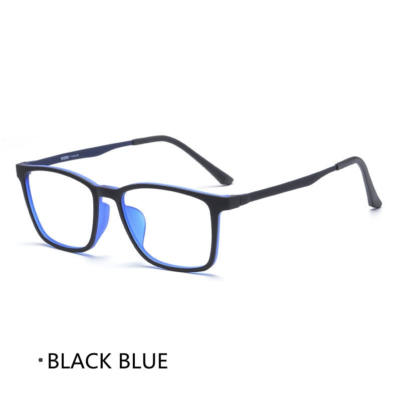 High Quality Pure Titanium Men Anti Blue Light Presbyopia Eyewear Reading Glasses with Diopter+1.0 +1.5 +2.0 +2.5 +3.0 +3.5+4.0