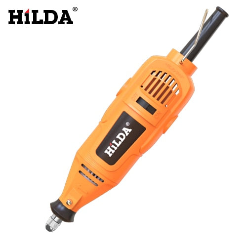 HILDA Electric Mini Drill Grinder Engraving Pen Mini Drill Electric Rotary Tool Grinding Machine Accessories