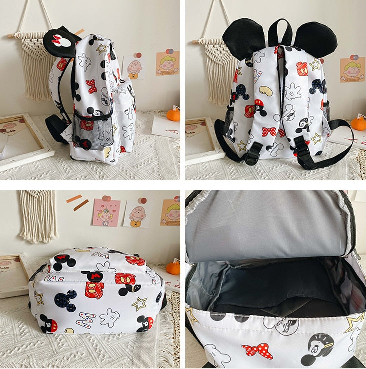 Disney Cartoon Schoolbag Mickey Children Backpacks kindergarten Schoolbag Fashion School Bags Baby Girls Boys Backpacks