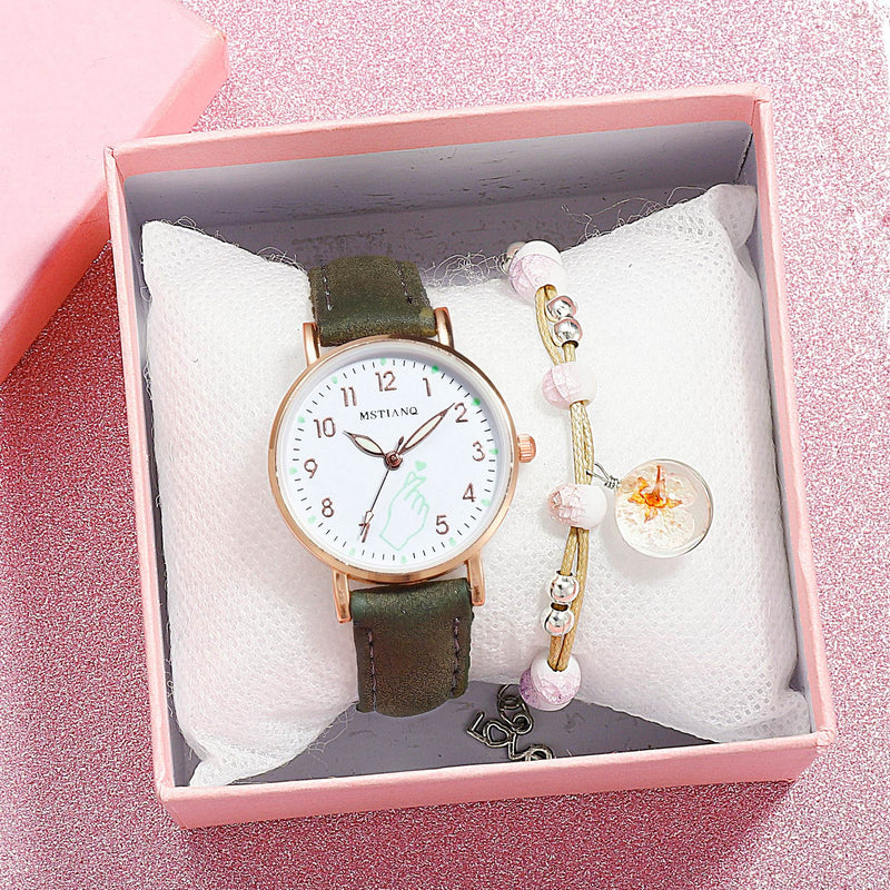 Casual Cute Small Dial Ladies Watch Luminous Women Watches Set New Fashion Female Wristwatch Bracelet watch for women luxury