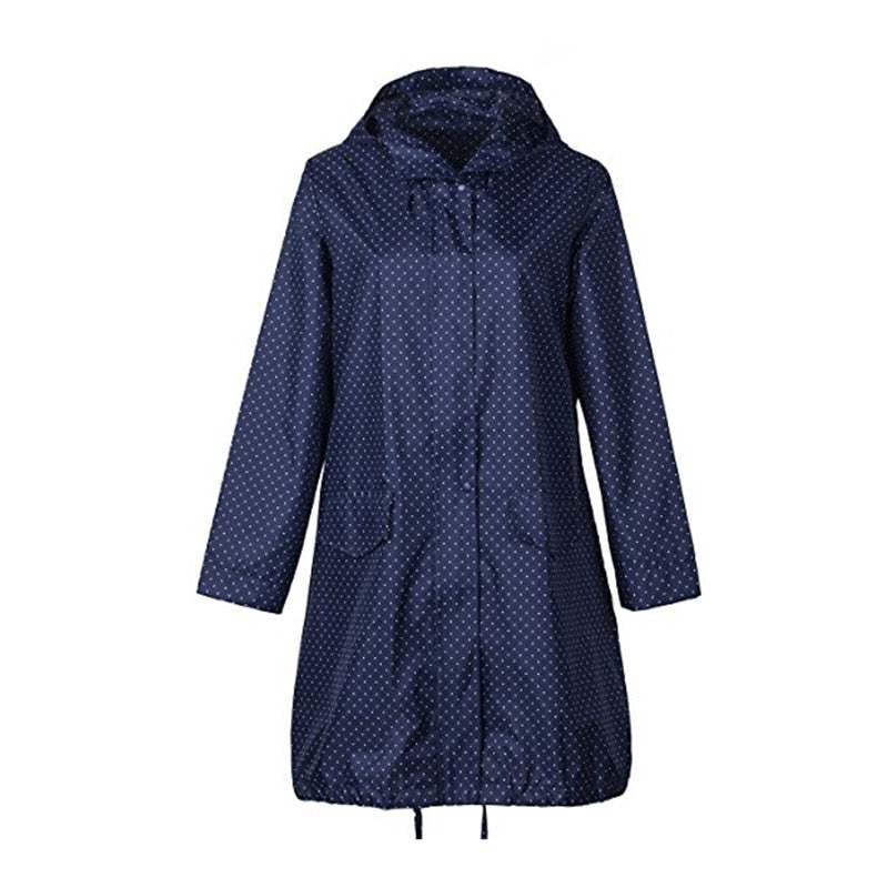 Raincoat Women Men Ladies Rain Coat Poncho Breathable Long Portable Water-Repellent Rainwear Jacket