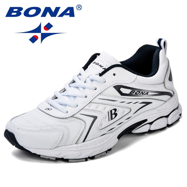 BONA Men Casual Shoes Brand Men Shoes Men Sneakers Flats Comfortable Breathable Microfiber Outdoor Leisure Footwear Trendy Style