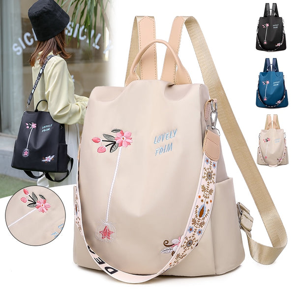 2021 Waterproof Oxford Women Backpack Fashion Anti-theft Women Backpacks Print School Bag High Quality Large Capacity Backpack