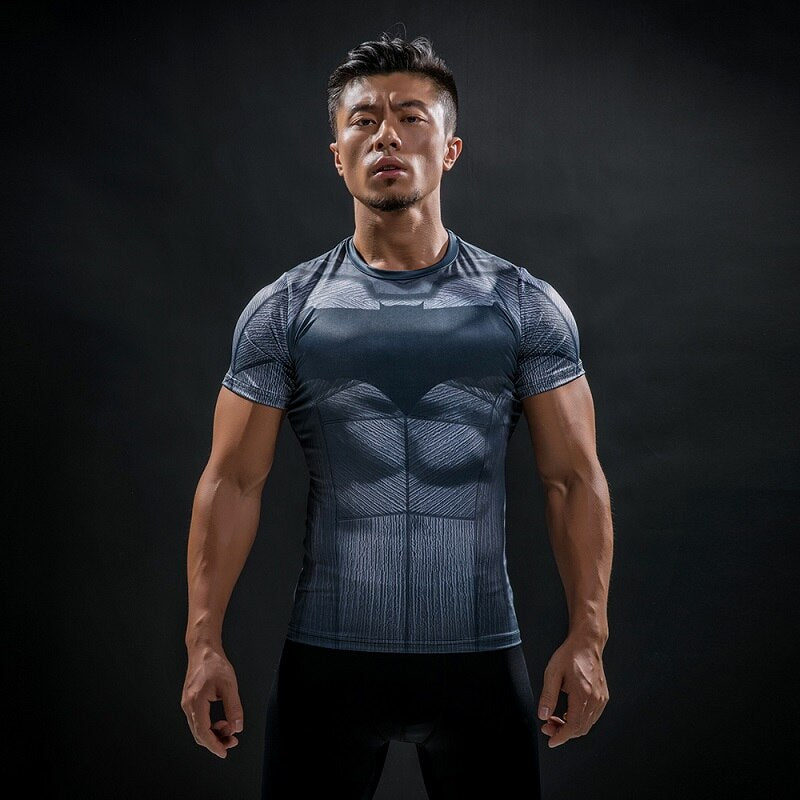 New Summer Comics Fashion T Shirt Men 3D Printed Compression Men T-Shirt Cosplay Costume Brand Short Sleeve Shirt Tops Tees