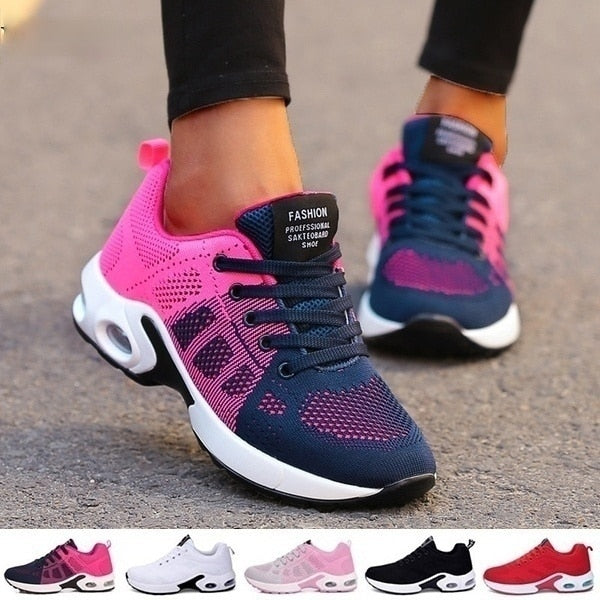 2021 Women Running Shoes Breathable Mesh Outdoor Light Weight Sports Shoes Casual Walking Sneakers Tenis Feminino Zapatos Mujer