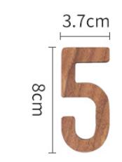 1pc Walnut Wooden Letter English Alphabet DIY Personalised Name Design Art Craft Free Standing Heart Wedding Home Decor