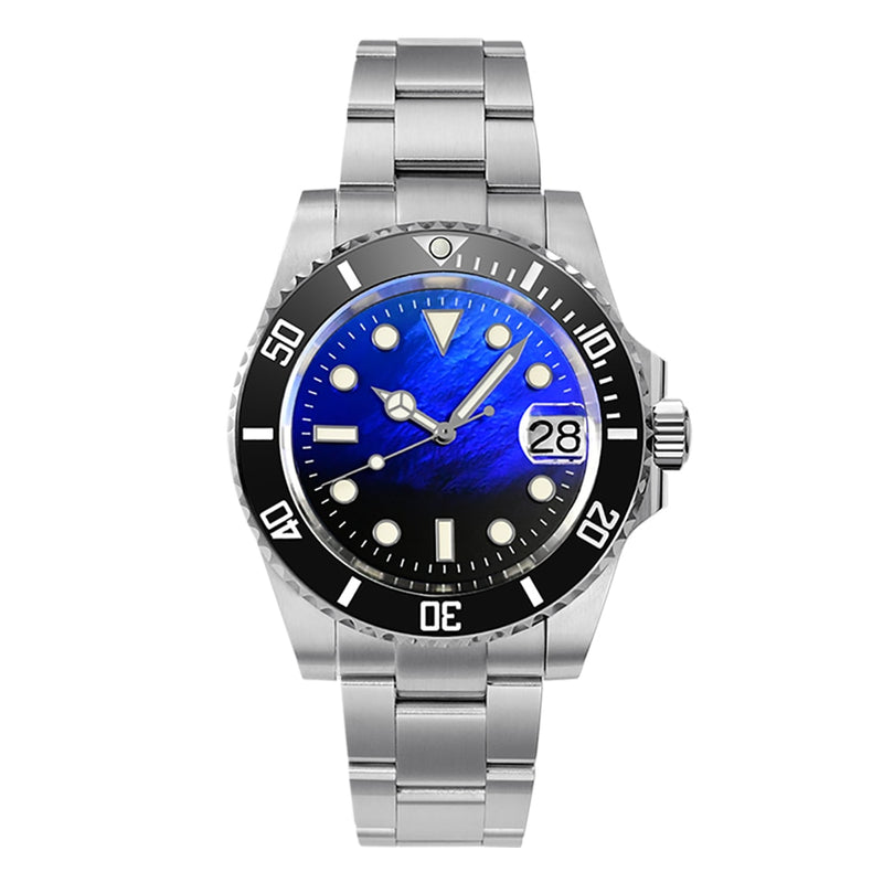 San Martin 40.5mm Water Ghost V3 Diver Luxury Men Watch NH35 Automatic Mechanical Business Wristwatches Sapphire 20Bar Lumed