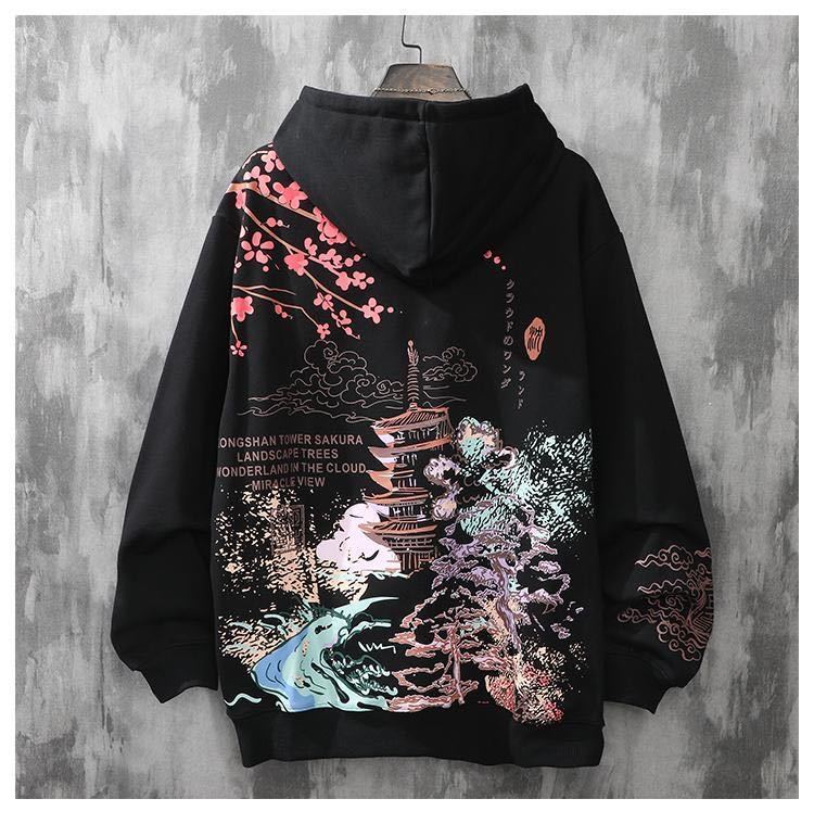 sudaderas con capucha loft print hoodie y2k clothes harajuku Men&