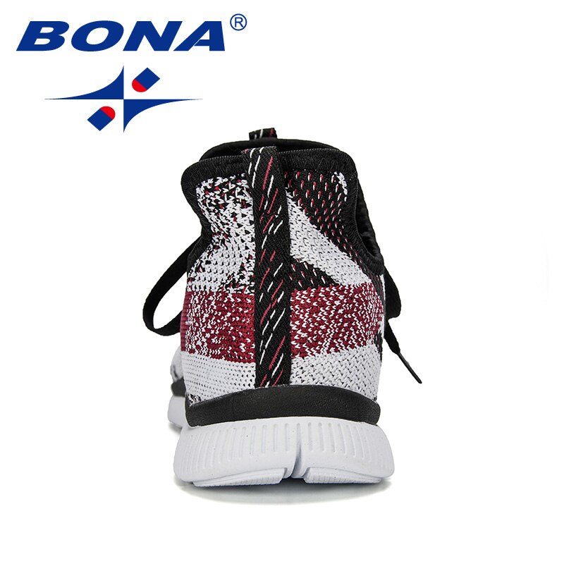 BONA 2020 New Arrival Mesh Running Shoes Men Jogging Walking Sports Shoes Man Athietic Breathale Sneakers Outdoor Trainer Shoes