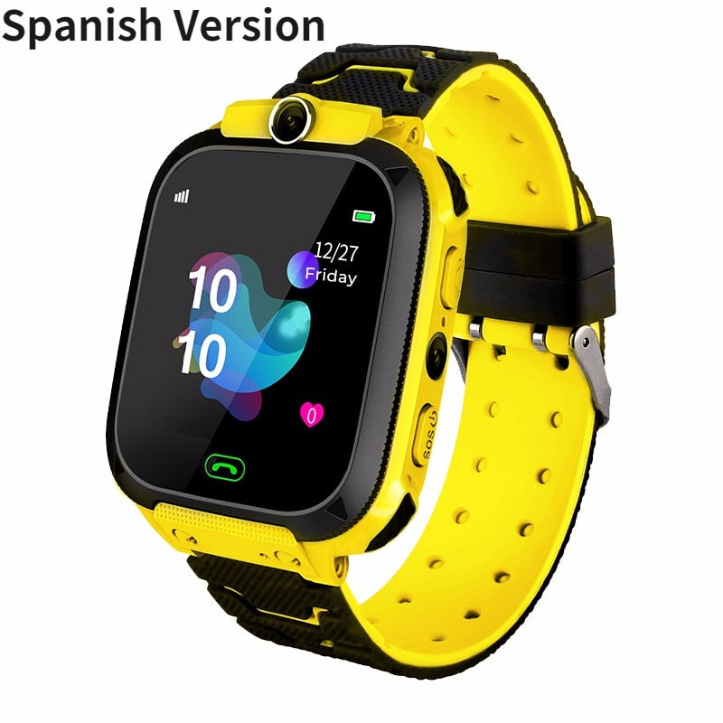 Kids Smart Watch 2022 New SOS Smartwatch For Children Sim Card LBS Location Photo Waterproof Gift For Boys and Girls IOS Android