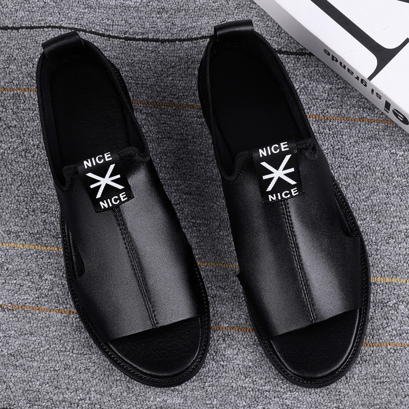 Brand New Summer Men Sandals Leisure Beach Men Shoes High Quality Genuine Leather Sandals Fashion Men&