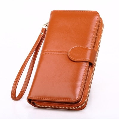 Pu Leather Women Wallets Women Purses Fashion Long Zipper Women&