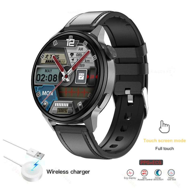 2022 New NFC Smart Watches Men Sport GPS Movement Track Fashion Women Bluetooth Call Custom Dial ECG Smartwatch For Android IOS