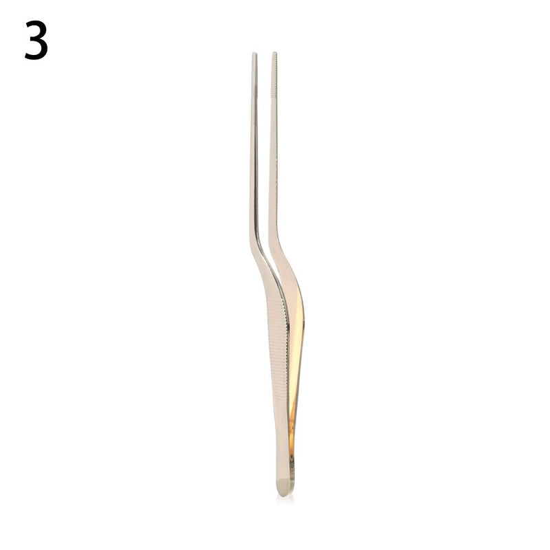 14/16/20/23/26/30cm Kitchen Tweezer BBQ Food Tweezer Clip Mini Chief Tongs Stainless Steel Portable For Picnic Barbecue Cooking