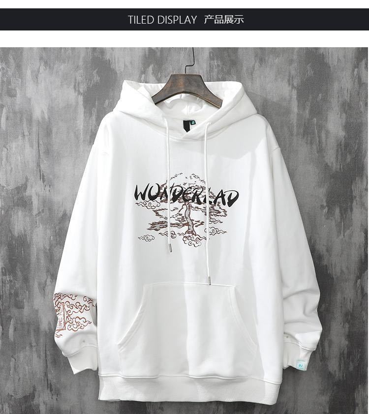 sudaderas con capucha loft print hoodie y2k clothes harajuku Men&