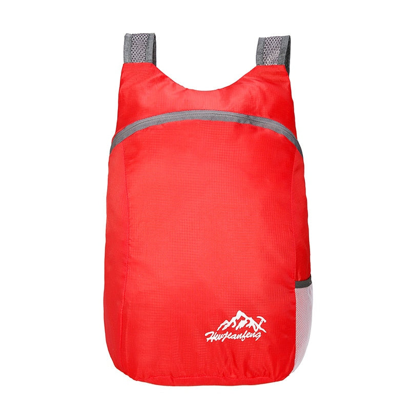 Bike Bag Nylon Fold Bicycle Backpack 20L Capacity Cycling Storage Bag Outdoor Ultralight Waterproof Bicycle Backpack