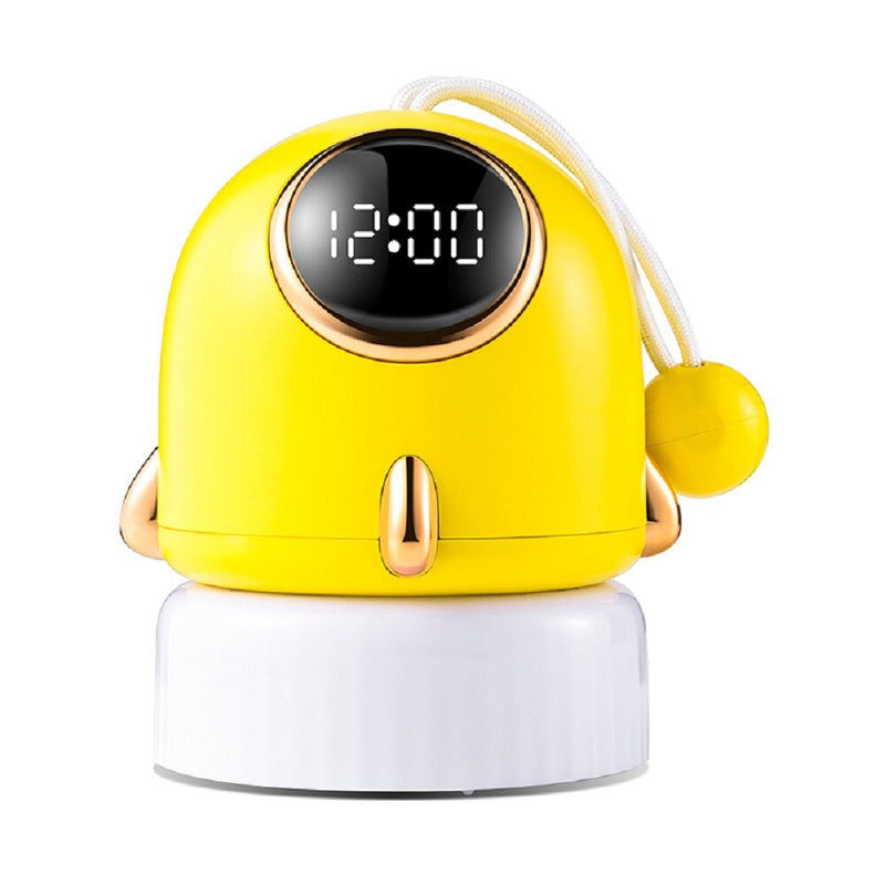 Romantic Projector Night Light With Table Clock Countdown Timer Handheld Portable Rocket Projection Night Light Children‘s Gift