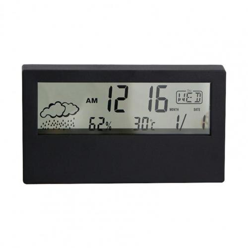 Small Desk Clocks   Electronic LCD Time Display Alarm Clock  LCD Electronic Clock Useful Digital Alarm Clock