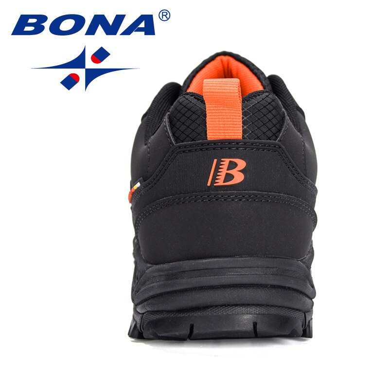 BONA 2021 New Designers Non-slip Wear-resistant Breathable Hiking Shoes Men Outdoor High-quality Jogging Walking Shoe Mansculino