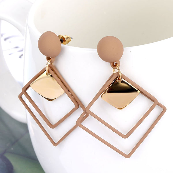 IPARAM Fashion Statement Geometric Drop Earrings for Women Vintage Alloy Earrings Party Jewelry Gifts Wholesale