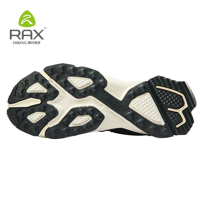 RAX Hiking Boots Men Waterproof Winter Snow Boots Fur lining Lightweight Trekking Shoes Warm Outdoor Sneakers Mountain Boots Men