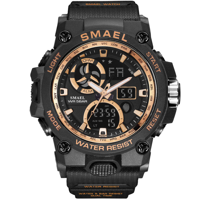 Sport Watch Men SMAEL Brand Toy Mens Watches Military Army S Shock 50m Waterproof Wristwatches 8011 Fashion Men Watches Sport