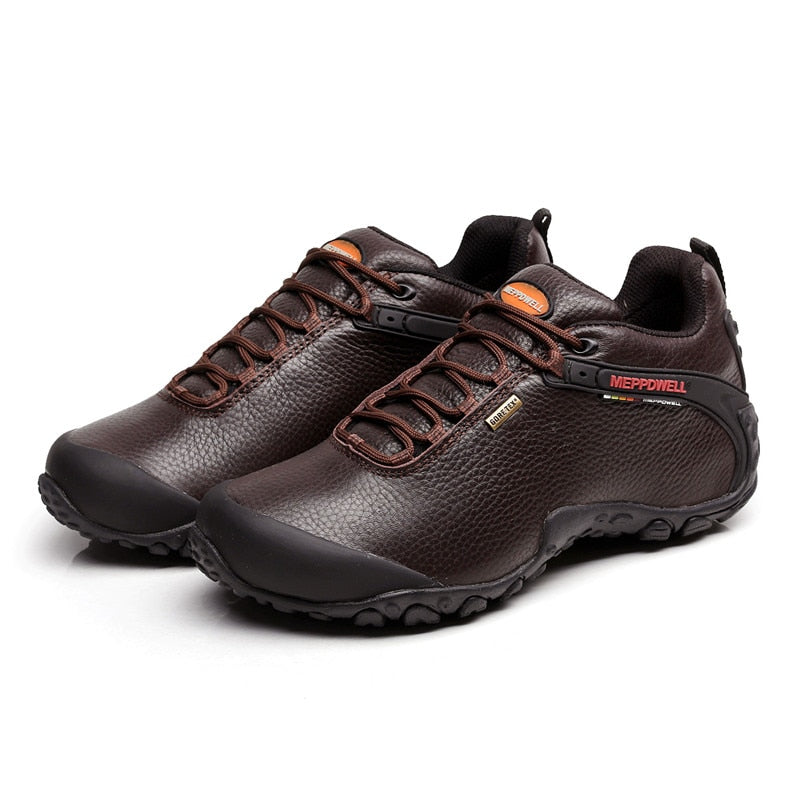 High Quality Unisex Hiking Shoes Autumn Winter genuine leather Outdoor Mens women Sport Trekking Mountain Athletic Shoes 224-5