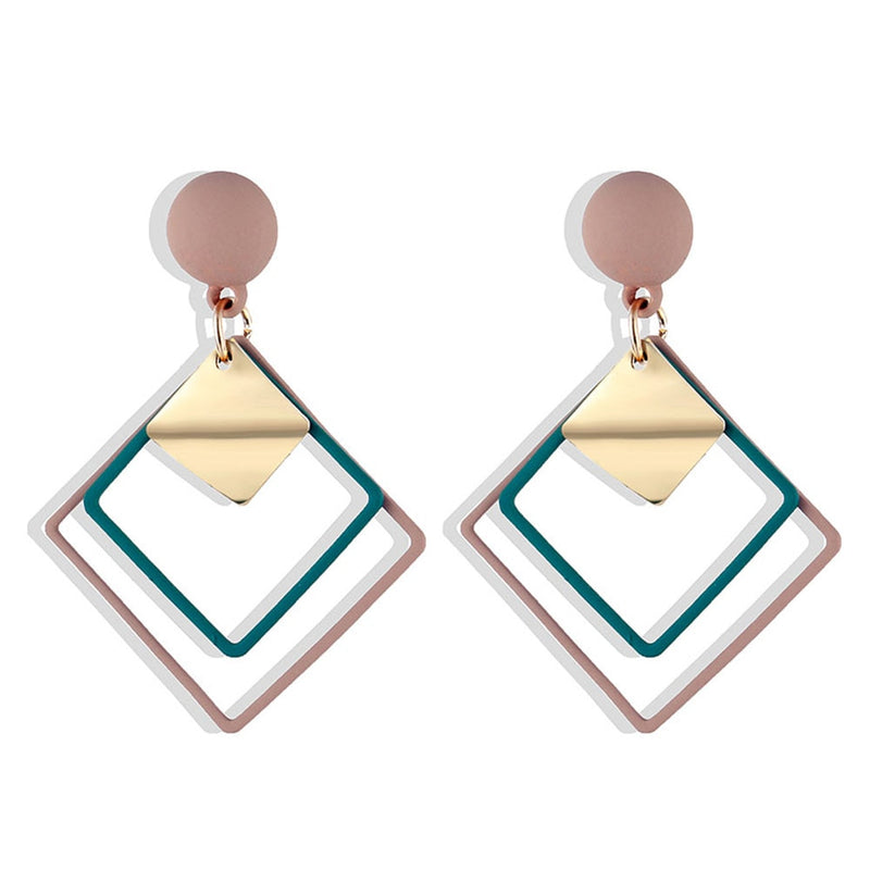 IPARAM Fashion Statement Geometric Drop Earrings for Women Vintage Alloy Earrings Party Jewelry Gifts Wholesale