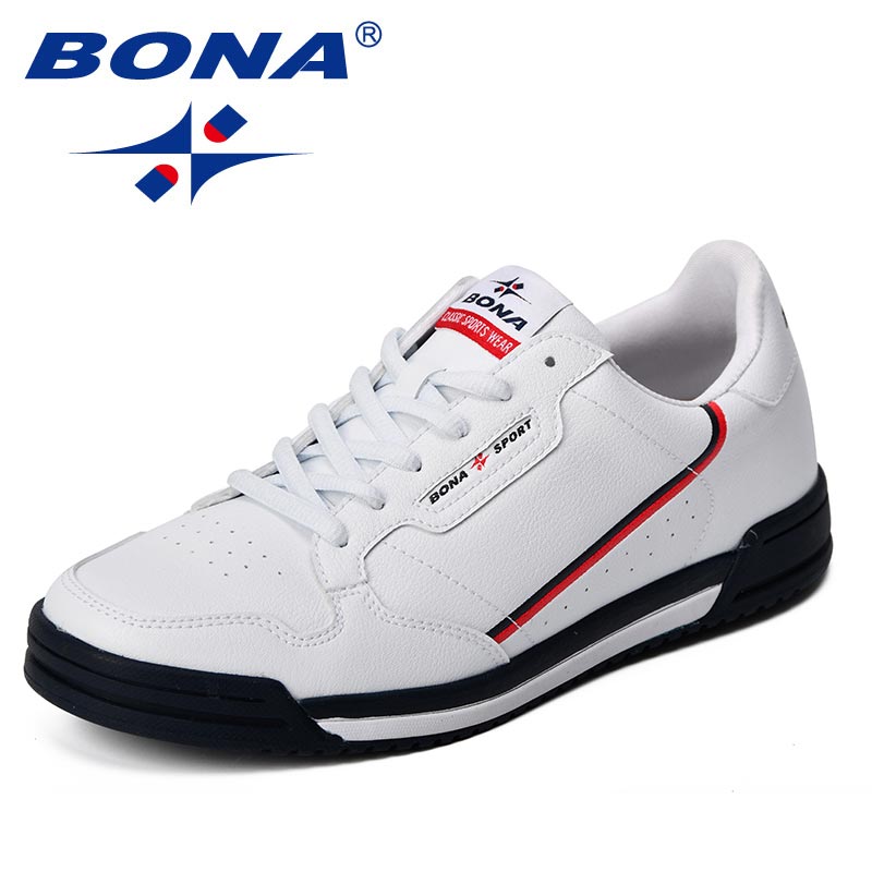 BONA Fashion Men Flats Shoes Autumn Breathable Men&