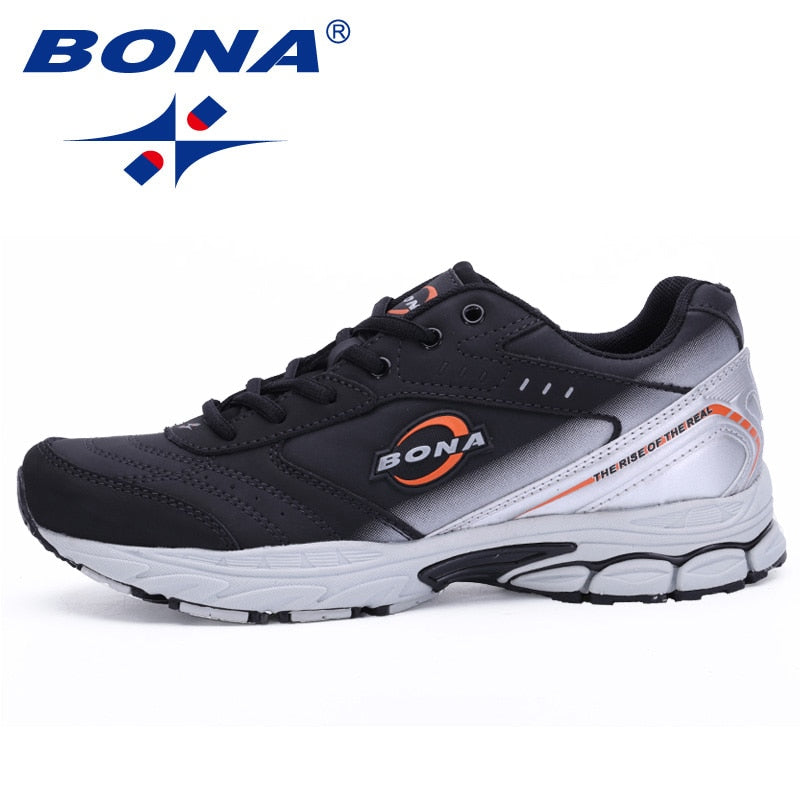BONA New Style Men Running Shoes Typical Sport Shoes Outdoor Walking Shoes Men Sneakers Comfortable Women Sport Running Shoes