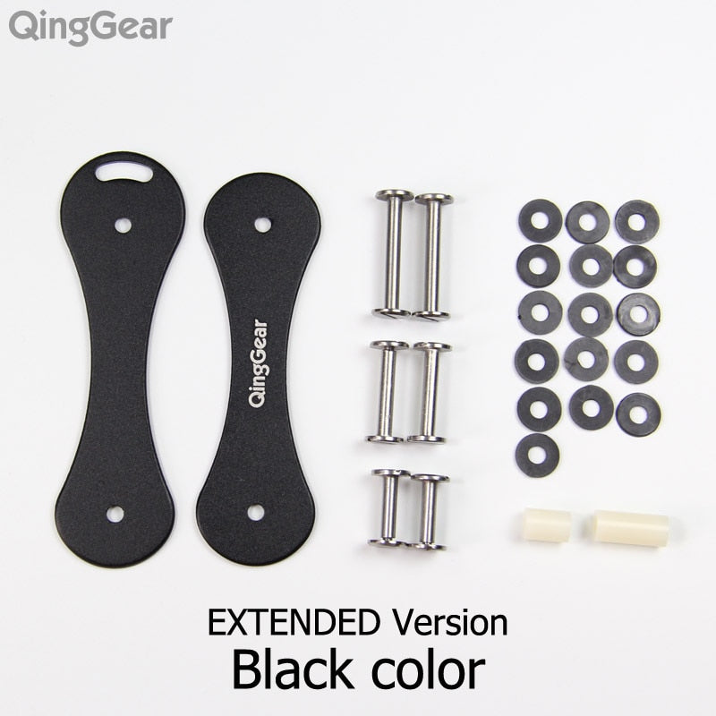 QingGear EXTENDED Keybone Glass Fiber Aluminum Door Key Organizer Car Key Holder bar Multi Keychain Pocket Outdoor key Tool