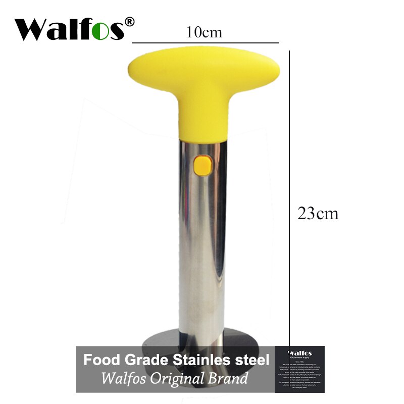 WALFOS 304 Stainless Steel Pineapple Slicer Peeler Fruit Corer Slicer Kitchen Easy Tool Pineapple Spiral Cutter Accessories