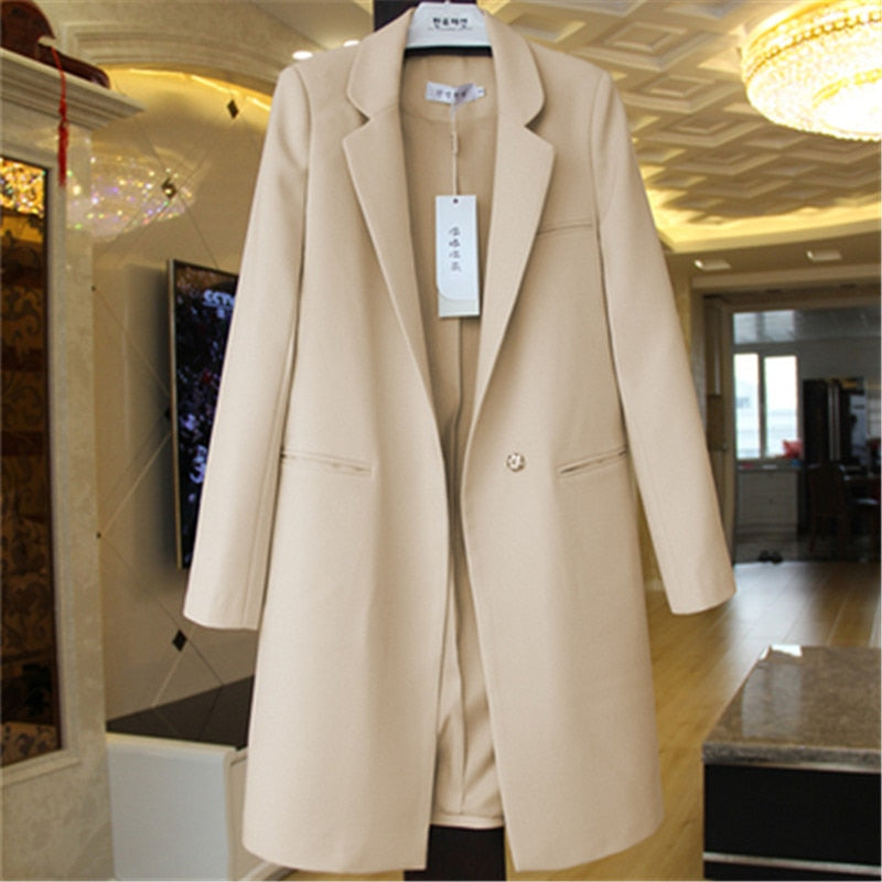 2022 New Spring Autumn Blazers Women Small Suit Long Sleeve Jacket Casual Tops Female Slim Wild Blazers Windbreaker Coat S-3XL