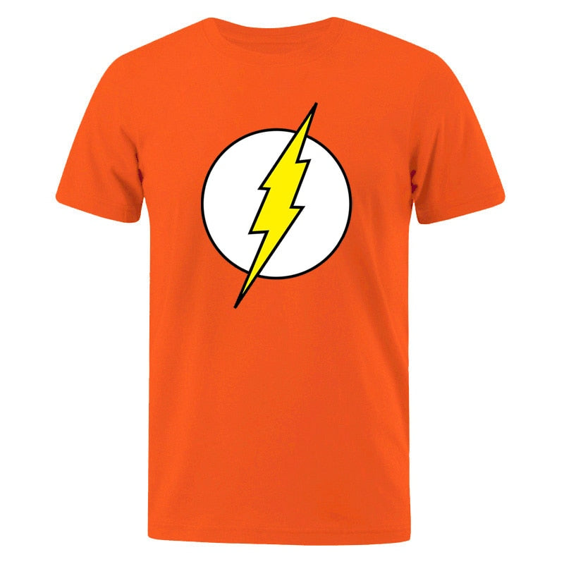 The BIG BANG Theory T-SHIRT The lightning Print Men T Shirts Hot Sale Casual Tee Shirt Cotton Clothing Plus Size 3XL