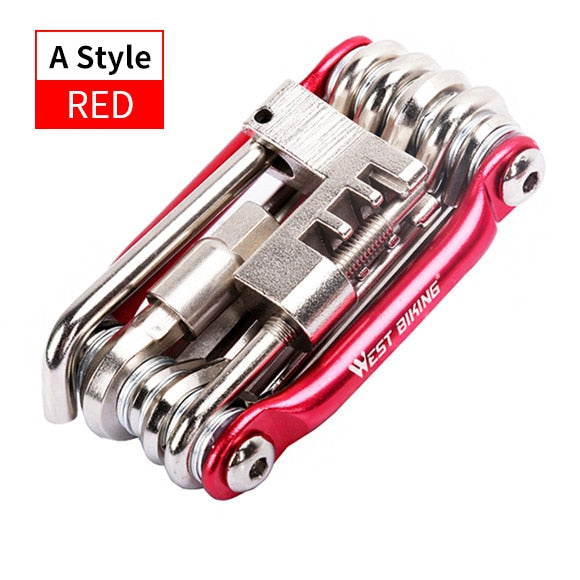 WEST BIKING Multifunction Bicycle Repair Tools Kit Steel Allen Wrench Screwdriver Cycling MTB Mountain Bike Maintenance Tools