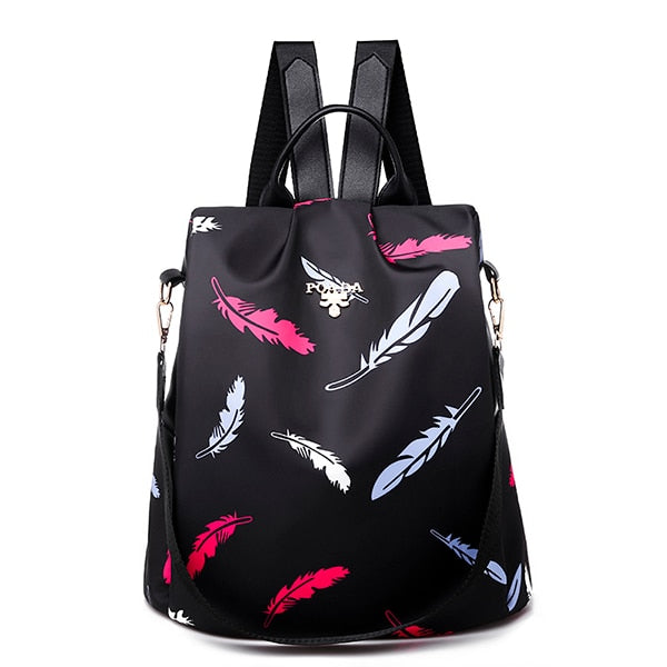 2021 Waterproof Oxford Women Backpack Fashion Anti-theft Women Backpacks Print School Bag High Quality Large Capacity Backpack